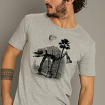 Ata Pee Time T-Shirt // Gray (S)