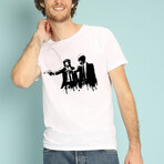 Divine Monkey Intervention T-shirt // White (S)