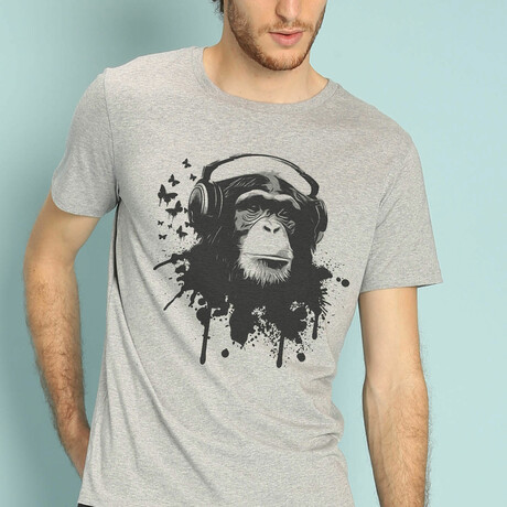 Creative Monkey T-Shirt // Gray (S)