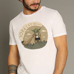 Yoda Layheehoo T-Shirt // White (S)