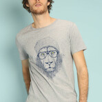 Cool Lion T-shirt // Gray (S)