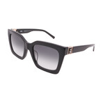 MCM // Men's MCM727SLB 001 Square Sunglasses // Black + Gray Gradient