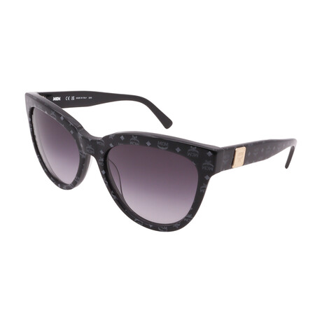 MCM // Men's MCM639 006 Square Sunglasses // Black + Gray Gradient