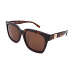 MCM // Men's MCM610SA 214 Square Sunglasses // Dark Havana + Dark Brown