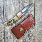 Copper Ram Drop Point Pocket Knife // Liner Lock