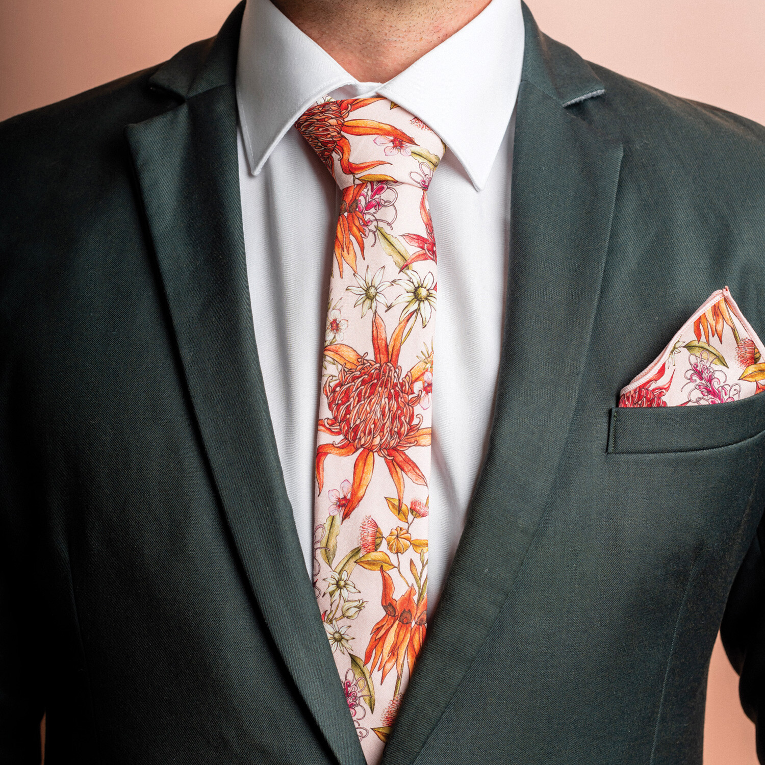 Botanical Cotton Tie - Peggy & Finn Cotton Ties - Touch of Modern