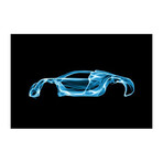 Bugatti Veyron by Octavian Mielu (18"H x 26"W x 0.75"D)