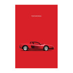 1984 Ferrari Testarossa by Mark Rogan (26"H x 18"W x 0.75"D)