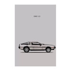 1981 DeLorean DMC-12 by Mark Rogan (26"H x 18"W x 0.75"D)