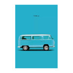 Volkswagen Type 2 by Mark Rogan (26"H x 18"W x 0.75"D)