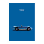 Chevrolet Corvette Stingray (Blue) by Mark Rogan (26"H x 18"W x 0.75"D)