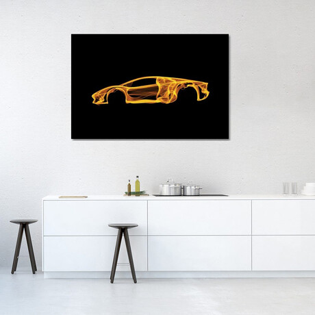 Lamborghini Aventador by Octavian Mielu (18"H x 26"W x 0.75"D)