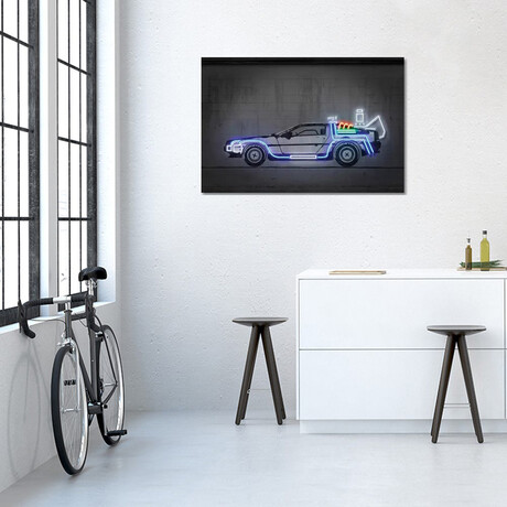 Delorean by Octavian Mielu (18"H x 26"W x 0.75"D)