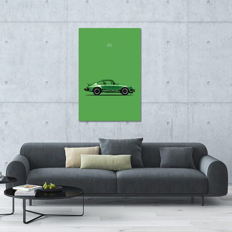 Porsche 911 Carrera by Mark Rogan (26"H x 18"W x 0.75"D)