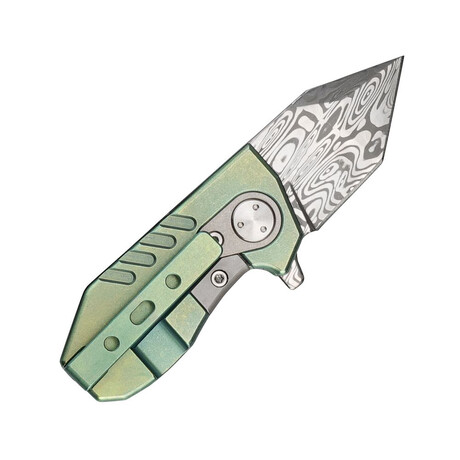 EK28T Tanto Blade Folding Knife (Stonewashed)