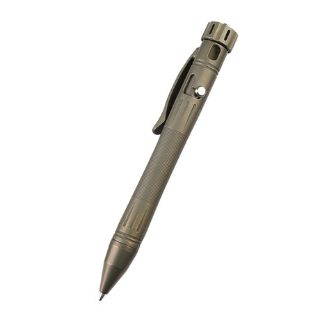 TPX12 Titanium Bolt Action Tactical Pen (Titanium)