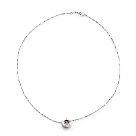 Icon 18K White Gold Pendant Necklace // 18" // Store Display