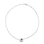 Icon 18K White Gold Pendant Necklace // 18" // Store Display