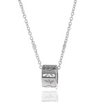 Icon 18K White Gold Pendant Necklace // 18" // Store Display