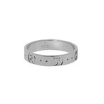 Icon 18K White Gold Band Ring // Ring Size: 7 // 3.8mm // Store Display