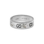 Icon 18K White Gold Band Ring // Ring Size: 7 // Store Display