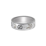 Icon 18K White Gold Band Ring // Ring Size: 7 // Store Display