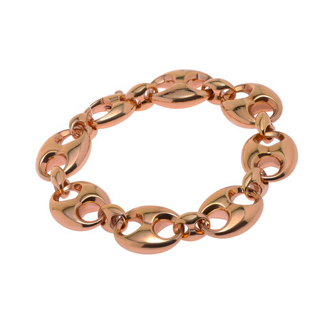 Marina 18K Pink Gold Chain Bracelet // 7.5" // Store Display