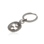 Portachiavi Argento Sterling Silver Logo Key Chain // Store Display
