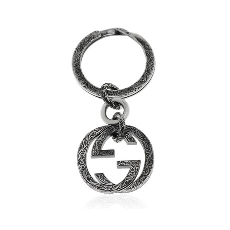 Interlocking Sterling Silver Key Chain // Store Display