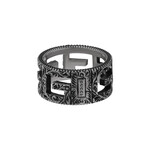 G Cune Sterling Silver Band Ring // Ring Size: 10 // Store Display