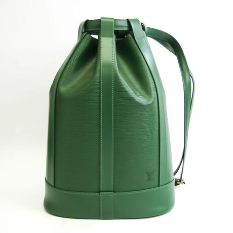 Epi Leather Shoulder Bag // Borneo Green // Pre-Owned