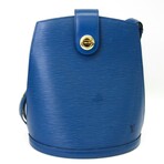 Epi Leather Shoulder Bag // Toledo Blue // Pre-Owned