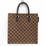 Damier Canvas Tote Bag // Ebene // Pre-Owned