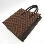 Damier Canvas Tote Bag // Ebene // Pre-Owned