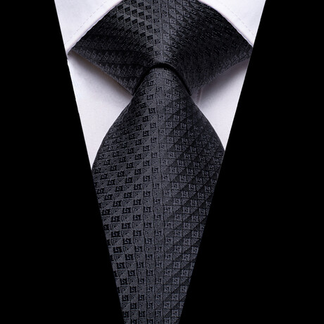Pitch Handmade Silk Tie // Black