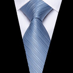 Dres Handmade Silk Tie // Steel Blue