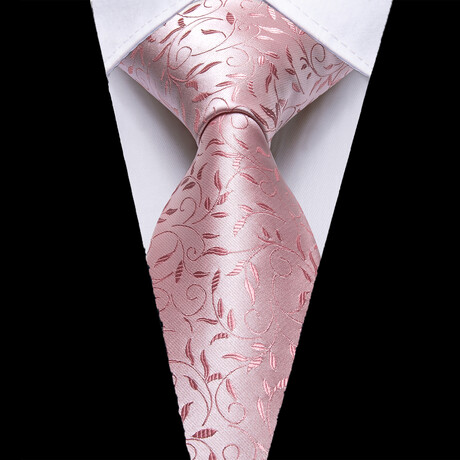 Divine Handmade Silk Tie // Salmon