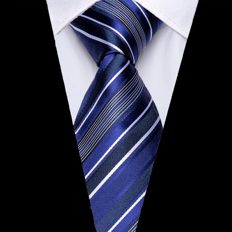 Brookes Handmade Silk Tie // Navy