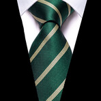 Shamrock Handmade Silk Tie // Green