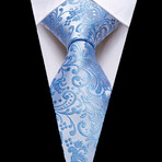 Vallor Handmade Silk Tie // Light Blue