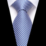 Olympic Handmade Silk Tie // Light Blue