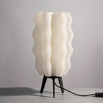 The Tall Wavy Lamp // Matte Black