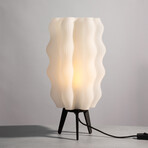 The Tall Wavy Lamp // Matte Black