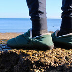 CloudTouch™ // Camping Slippers // Green Gables (S)