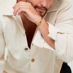 Damian Oversize Corduroy Shirt // Beige (XL)