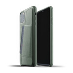 Full Leather Wallet Case // iPhone 11 Pro Max (Slate Green)