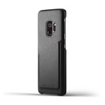Full Leather Wallet Case // Galaxy S9 (Black)