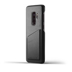 Full Leather Wallet Case // Galaxy S9 Plus (Black)