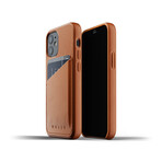 Full Leather Wallet Case // iPhone 12 Mini // Tan