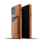 Full Leather Wallet Case // iPhone 12 + 12 Pro // Tan